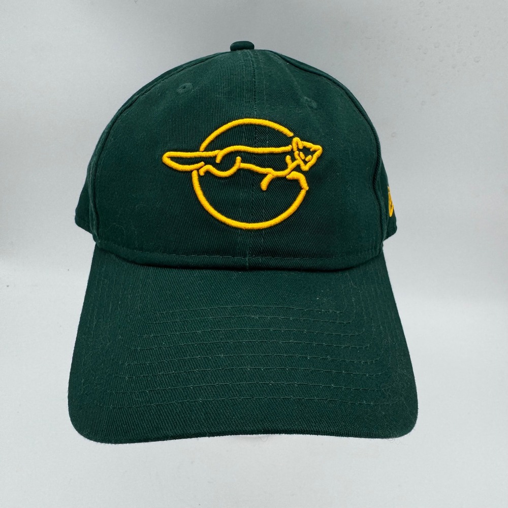New Era Leicester City FC Hat Cap Strapback Green Yellow Fox 9TWENTY Adjustable